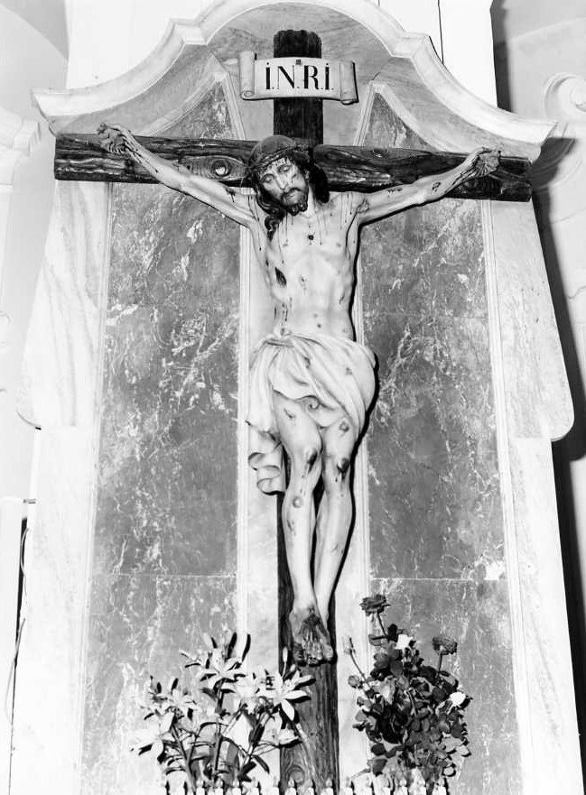 Cristo crocifisso (crocifisso) - bottega campana (sec. XX)