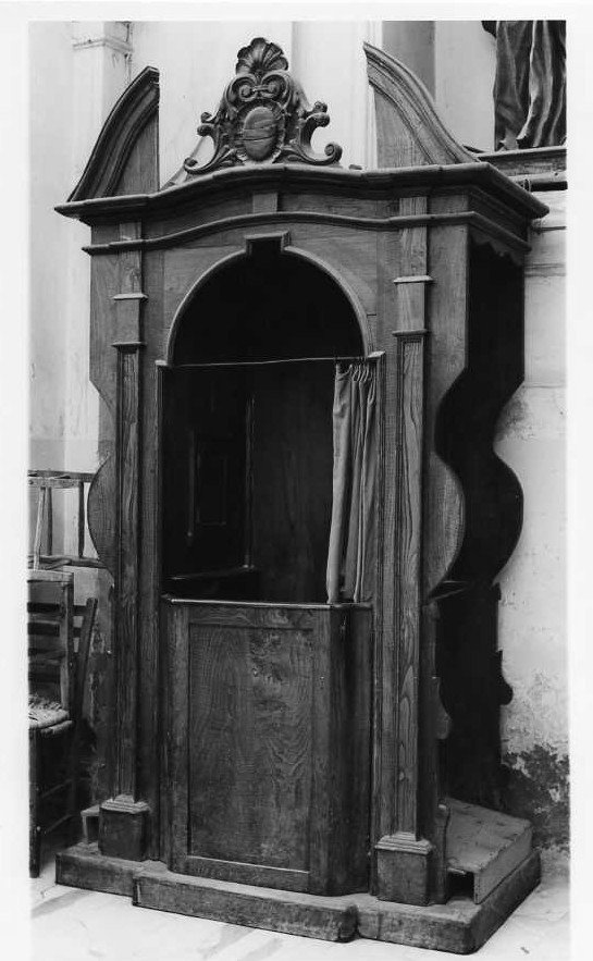 confessionale, serie - bottega campana (prima metà sec. XIX)