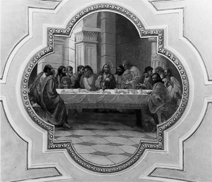 ultima cena (dipinto) di Iodice Raffaele (sec. XX)