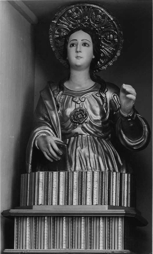 Santa Giustina (scultura) - bottega campana (ultimo quarto sec. XIX)
