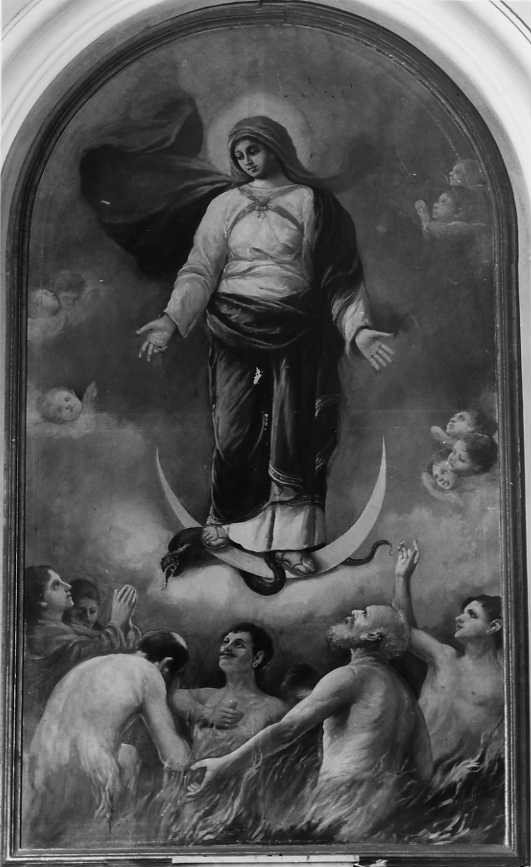 Immacolata Concezione (dipinto) di Iodice Raffaele (sec. XX)