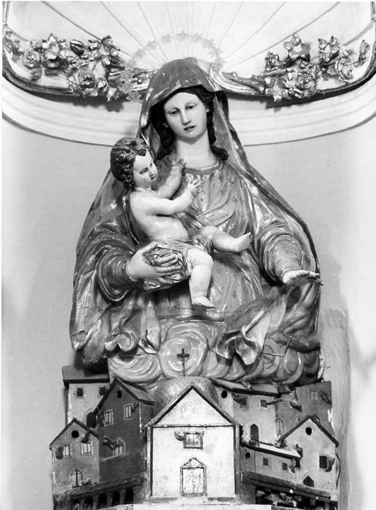 Madonna di Costantinopoli (scultura) - bottega campana (prima metà sec. XIX)