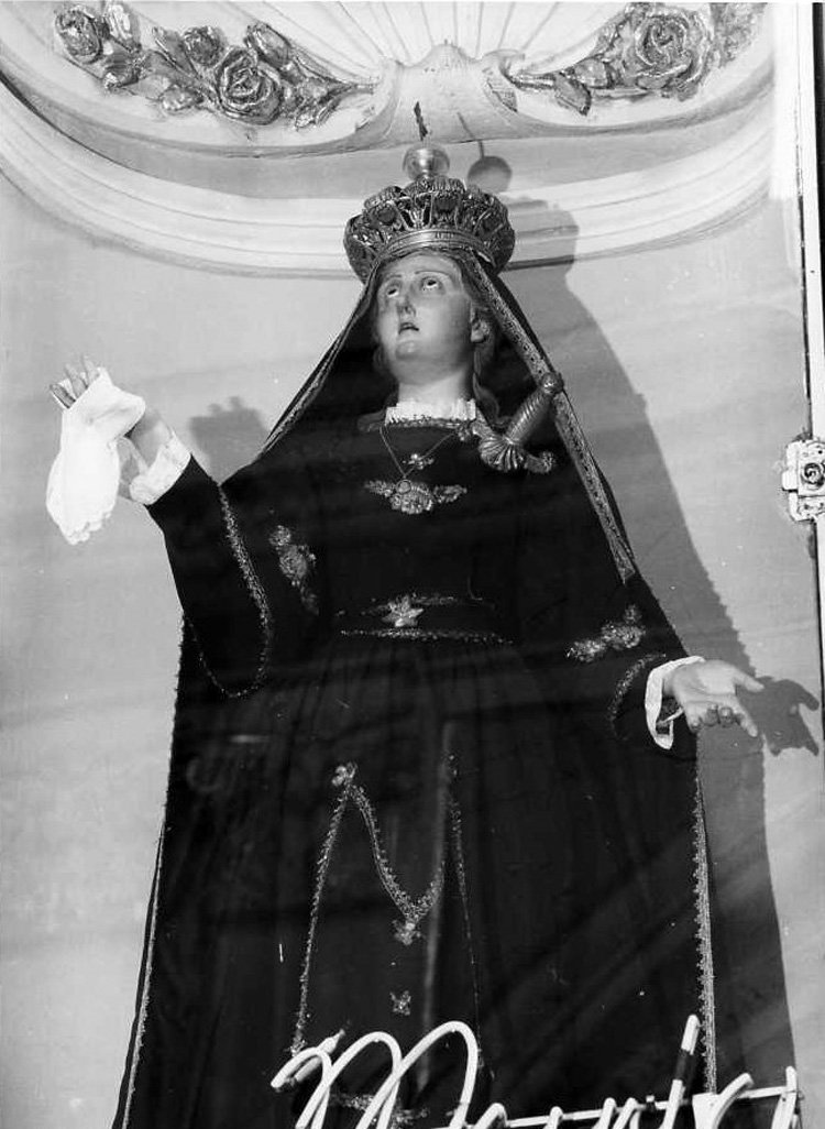 Madonna Addolorata (statua) - bottega campana (sec. XIX)