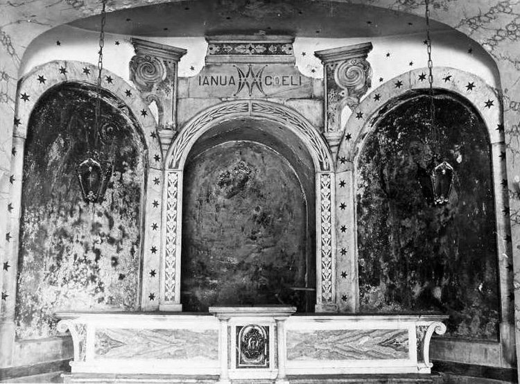 mostra di nicchia - bottega campana (prima metà sec. XX, sec. XX)