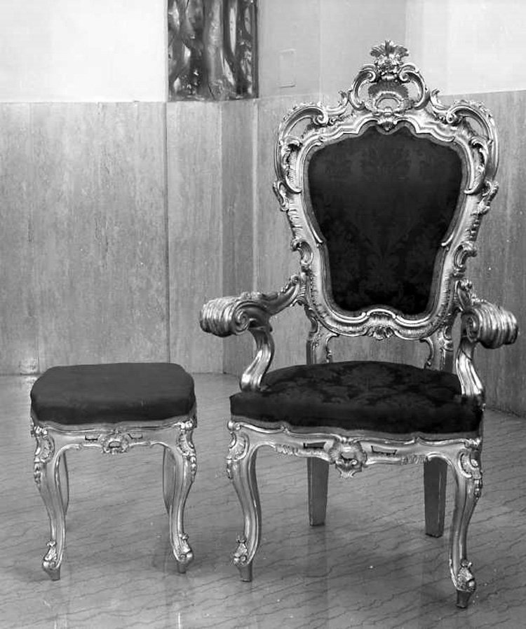 mobilia, insieme - bottega napoletana (sec. XVIII)