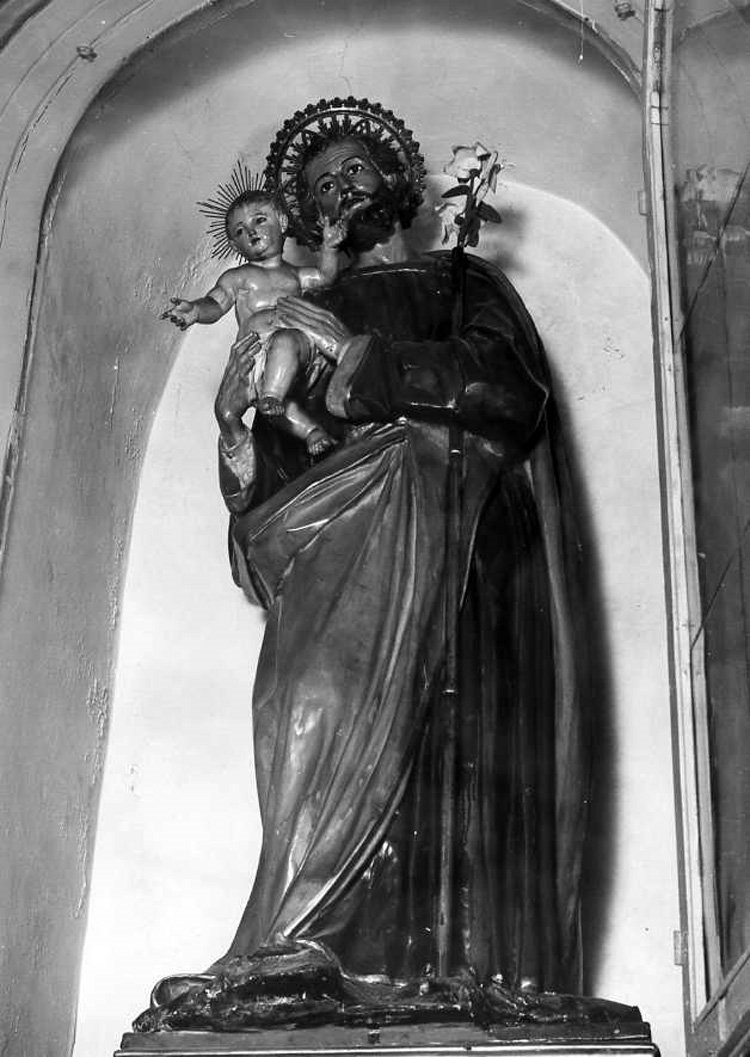 San Giuseppe e Gesù Bambino (statua) - bottega napoletana (ultimo quarto sec. XIX)