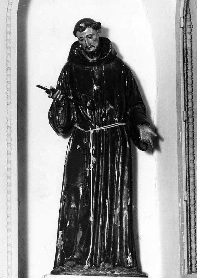 San Francesco d'Assisi (statua) - bottega napoletana (seconda metà sec. XIX)