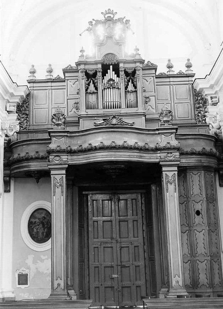 tribuna d'organo - bottega napoletana (seconda metà sec. XVIII)