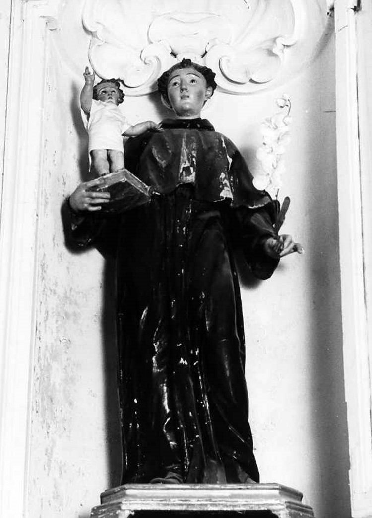 Sant'Antonio da Padova con il bambino (statua) - bottega napoletana (primo quarto sec. XVIII)