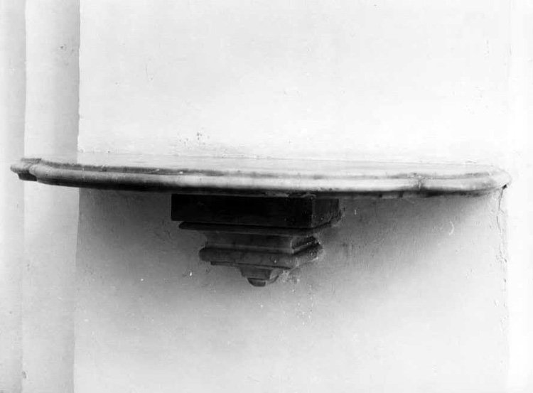 mensola, coppia - bottega napoletana (sec. XVIII)