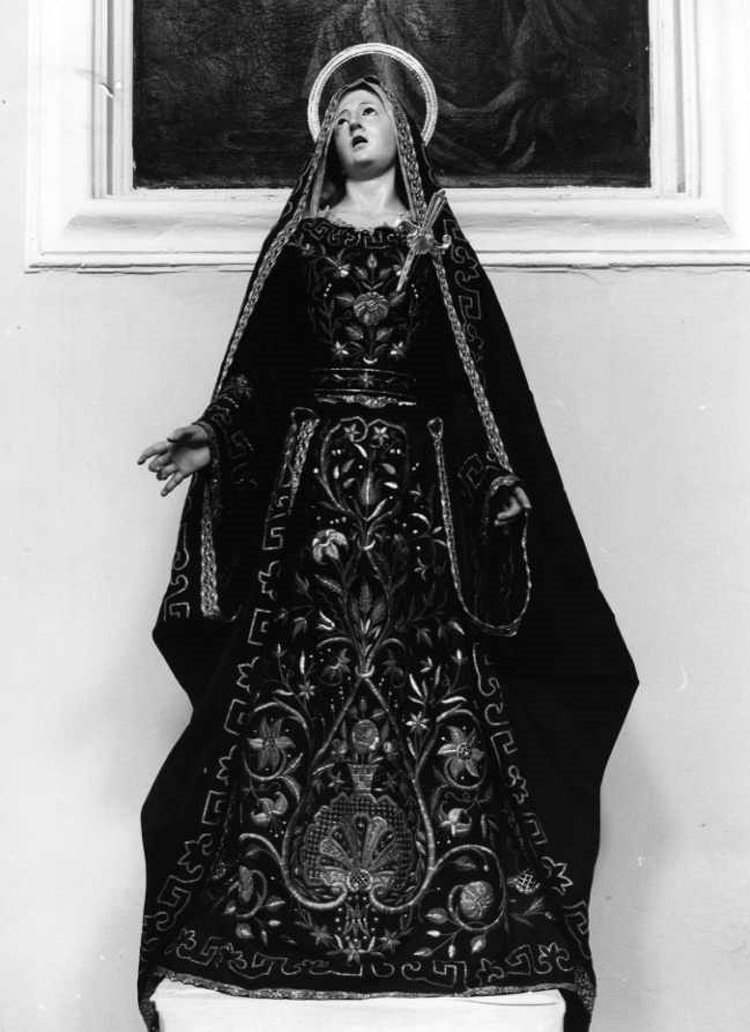 Madonna Addolorata (statua) - bottega napoletana (prima metà sec. XIX)