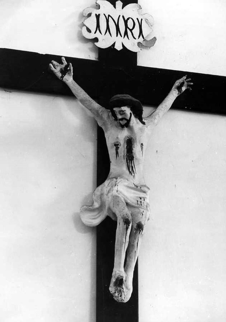 Cristo crocifisso (crocifisso) - bottega campana (sec. XIX)