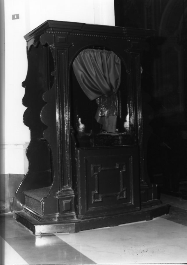 confessionale, serie - bottega campana (prima metà sec. XX)