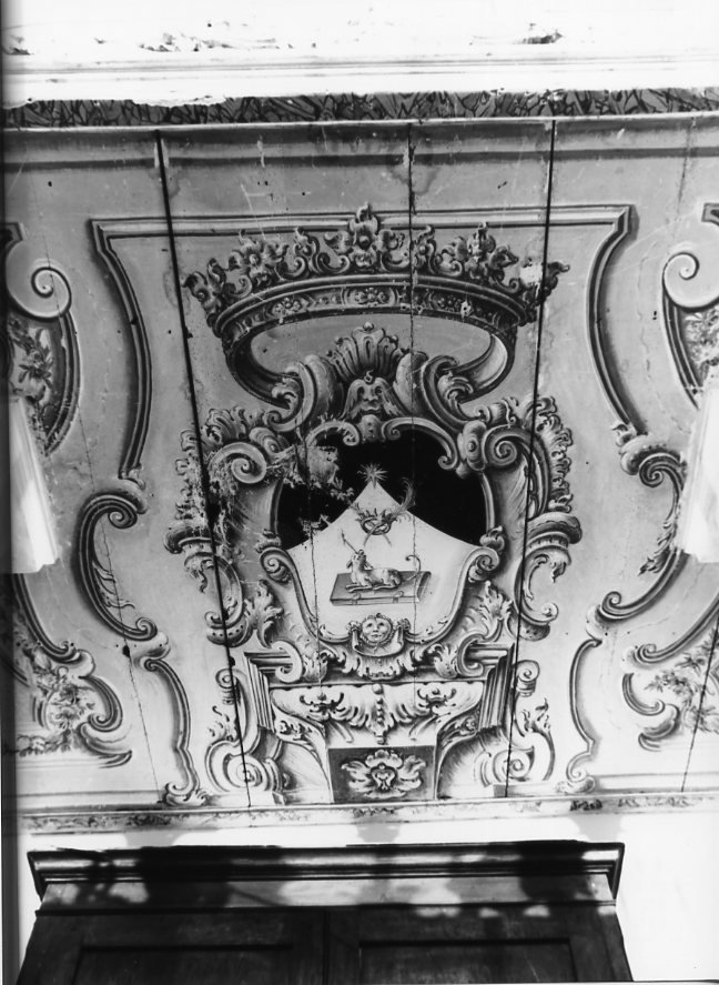 stemma dell'Ordine domenicano (decorazione pittorica) - bottega campana (sec. XIX)