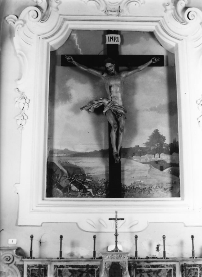 Cristo crocifisso (crocifisso) - bottega campana (sec. XVII)