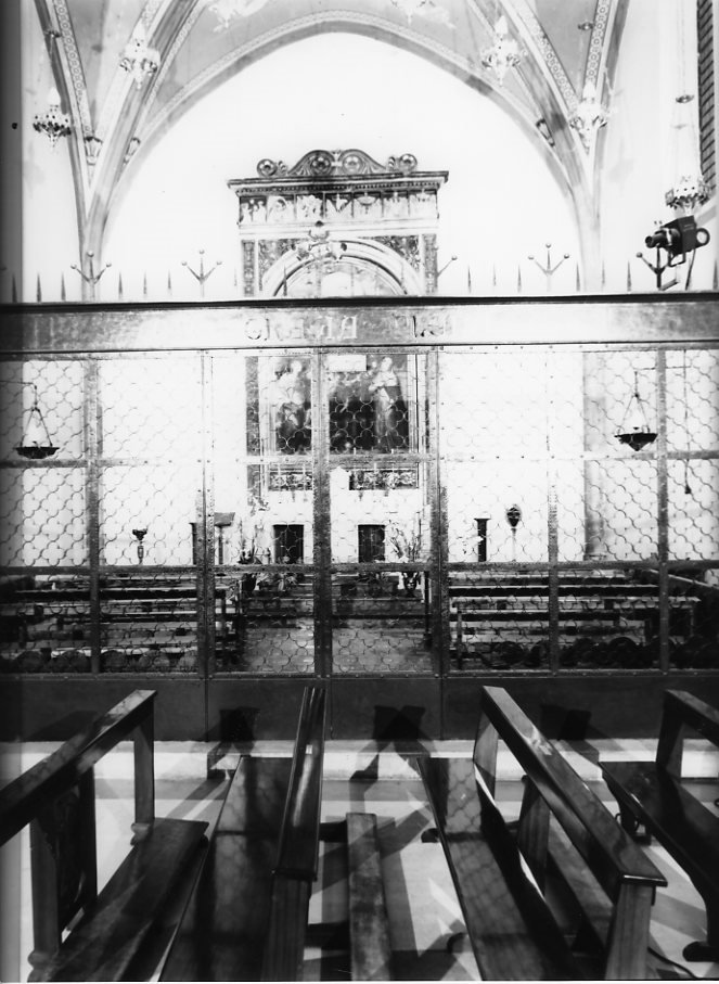 cancellata di cappella - bottega campana (prima metà sec. XX)