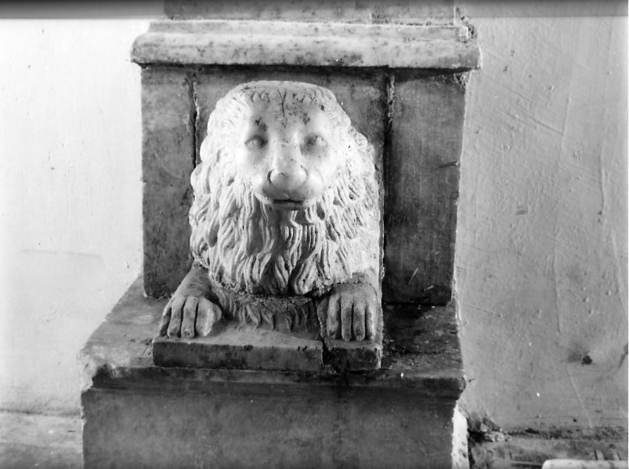 leone (scultura) - bottega toscana (sec. XV)