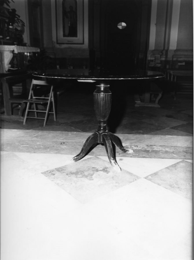 tavolo - bottega campana (prima metà sec. XIX)