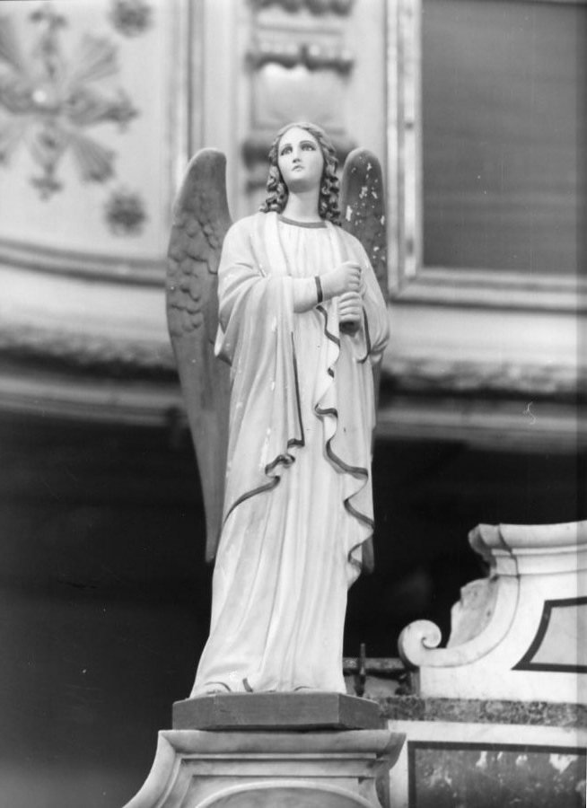 angelo (scultura, coppia) - bottega campana (prima metà sec. XX)