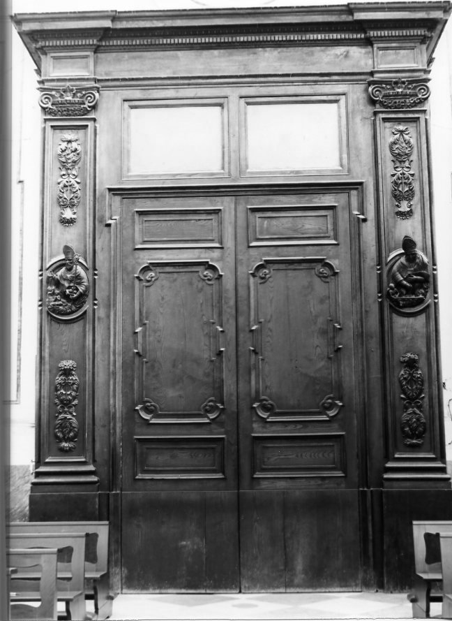 porta - a due battenti - bottega campana (prima metà sec. XX)