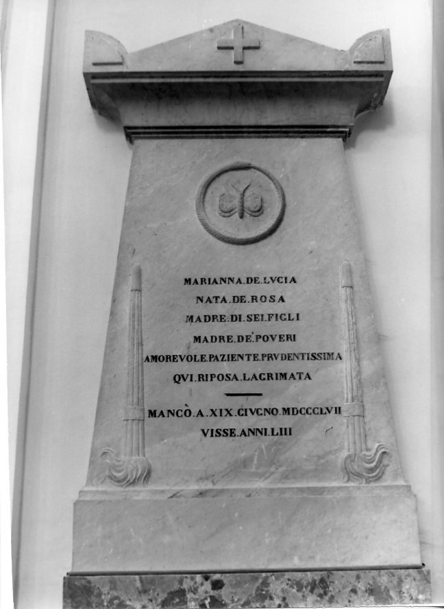 monumento funebre - bottega campana (metà sec. XIX)