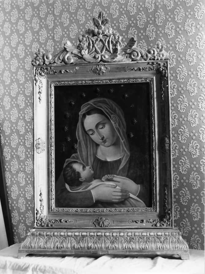 Madonna con Bambino (dipinto) - ambito campano (sec. XIX)