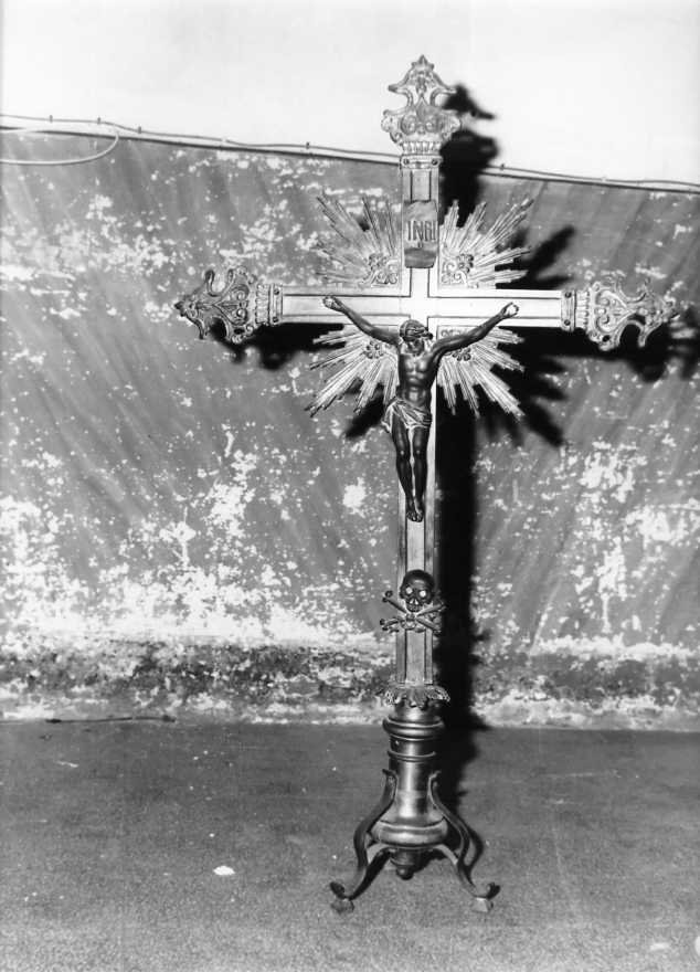 croce d'altare - bottega campana (prima metà sec. XX)