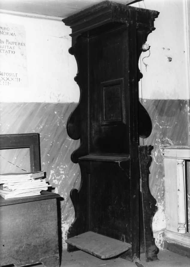 confessionale - bottega campana (sec. XIX)