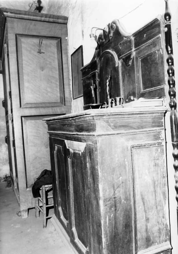 armadio da sacrestia - bottega campana (sec. XIX)
