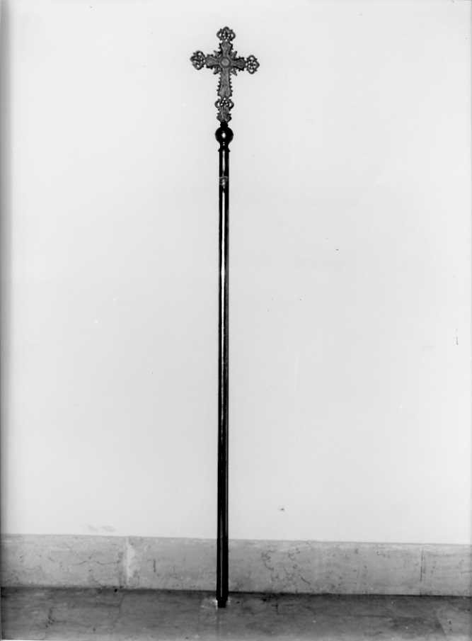 croce processionale - bottega campana (sec. XIX)