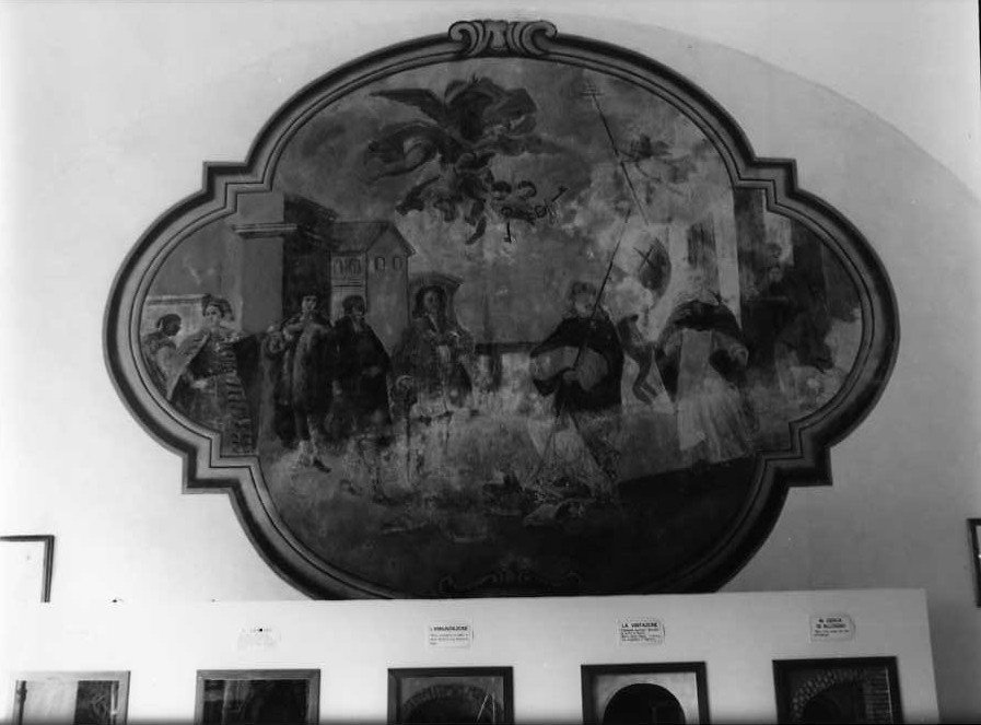 San Pio V predica agli eretici (dipinto) - ambito campano (sec. XVIII)