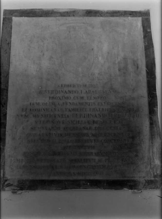 lapide commemorativa - bottega campana (sec. XIX)