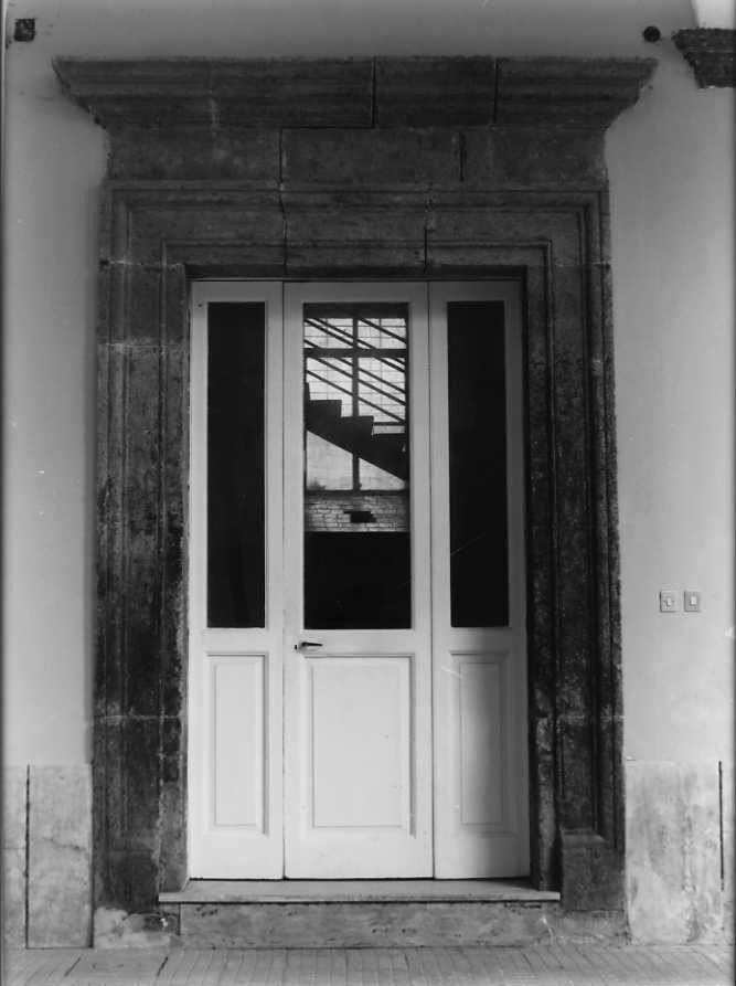 mostra di portale - bottega campana (sec. XVII)