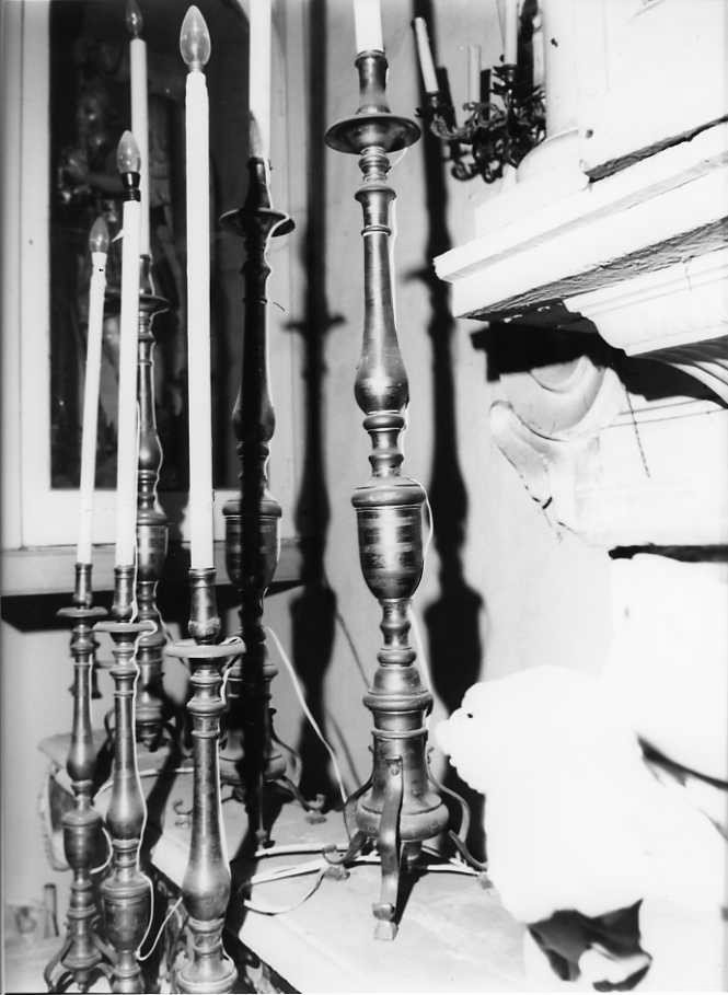 candelabro, serie - bottega campana (sec. XIX)