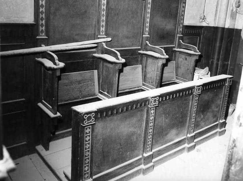 stalli del coro, serie - bottega campana (sec. XX)