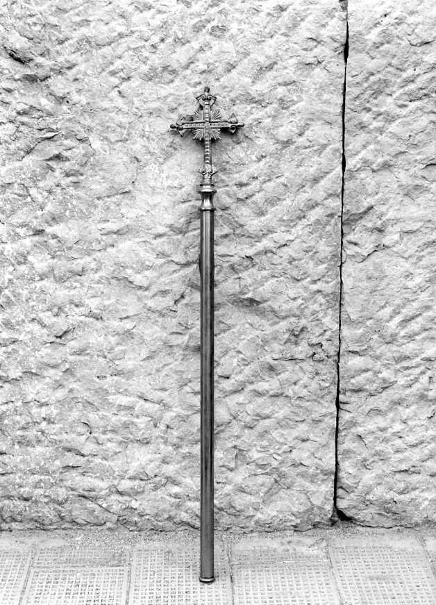 croce processionale - bottega campana (sec. XX)