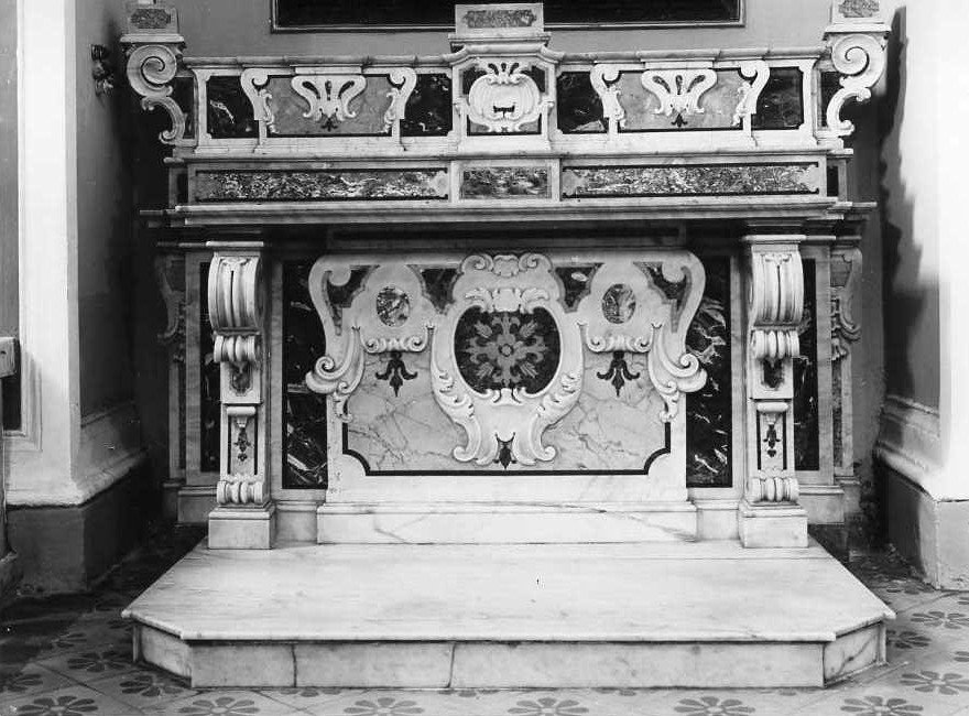 altare - a blocco - bottega napoletana (sec. XVIII)