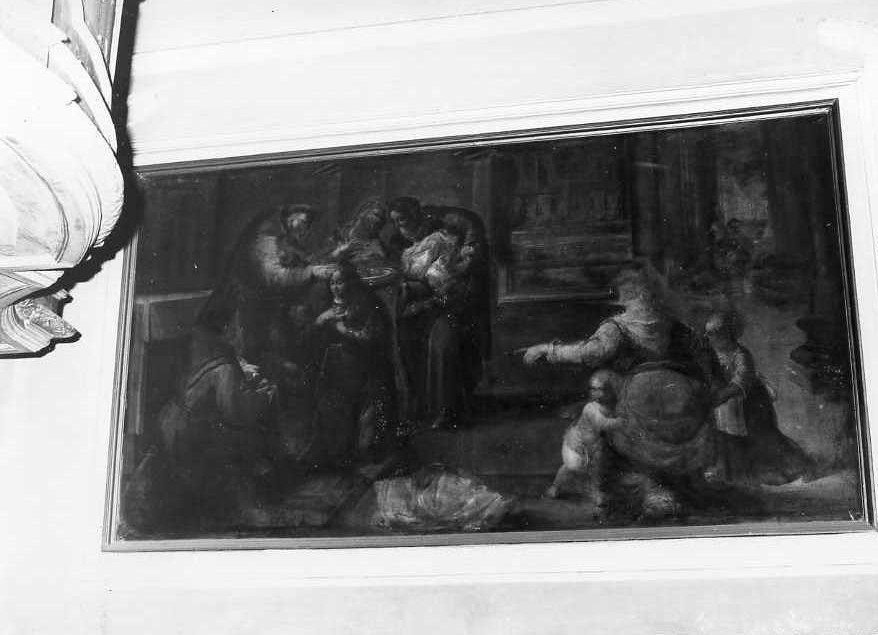 vocazione di Santa Chiara (dipinto) - ambito campano (seconda metà sec. XVIII)