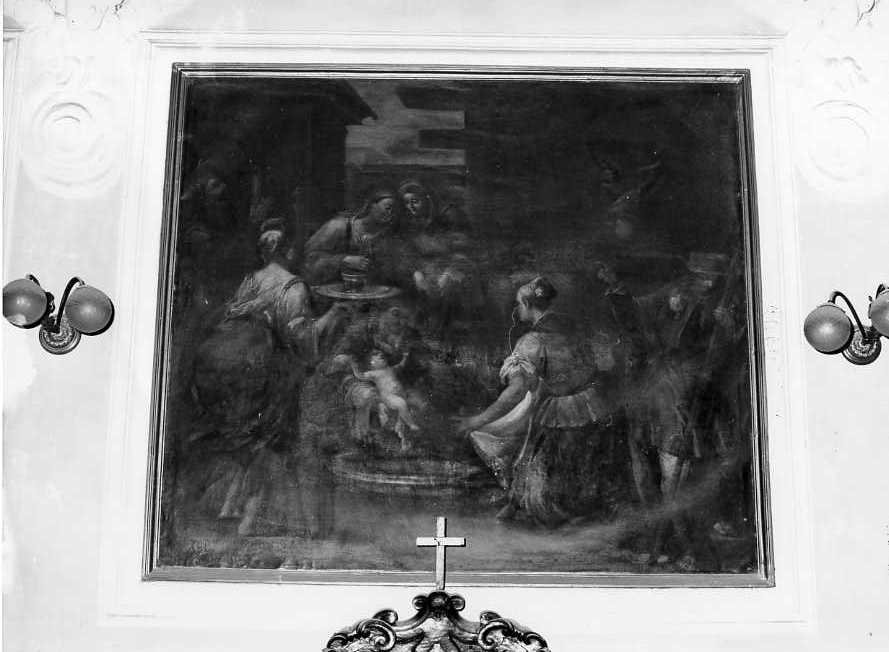 nascita di San Franceco d'Assisi (dipinto) - ambito napoletano (seconda metà sec. XVIII)