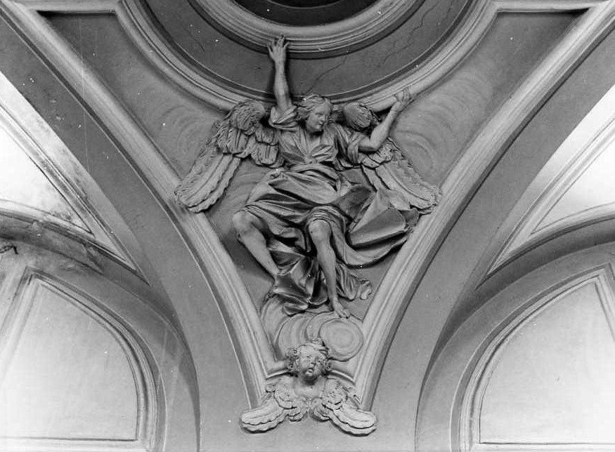 angelo (decorazione plastica, coppia) - bottega Italia meridionale (sec. XIX)