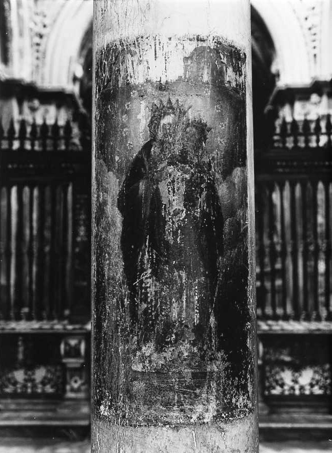 Madonna con Bambino (dipinto) - ambito Italia meridionale (sec. XVII)