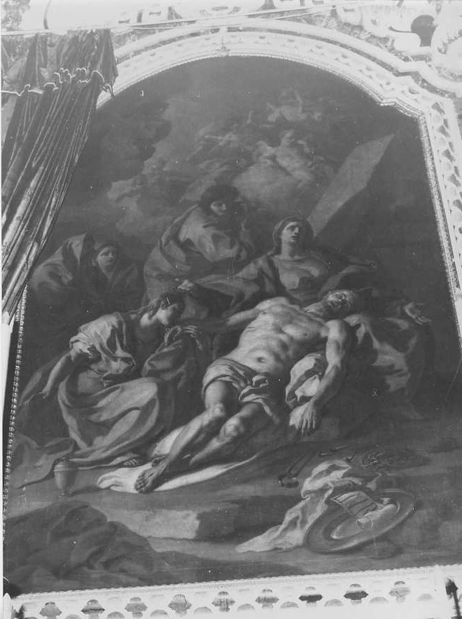 compianto sul Cristo morto (dipinto) di De Mura Francesco (sec. XVIII)