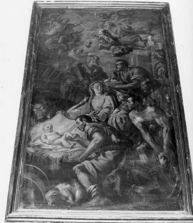 adorazione dei pastori (dipinto) - ambito Italia meridionale (prima metà sec. XIX)