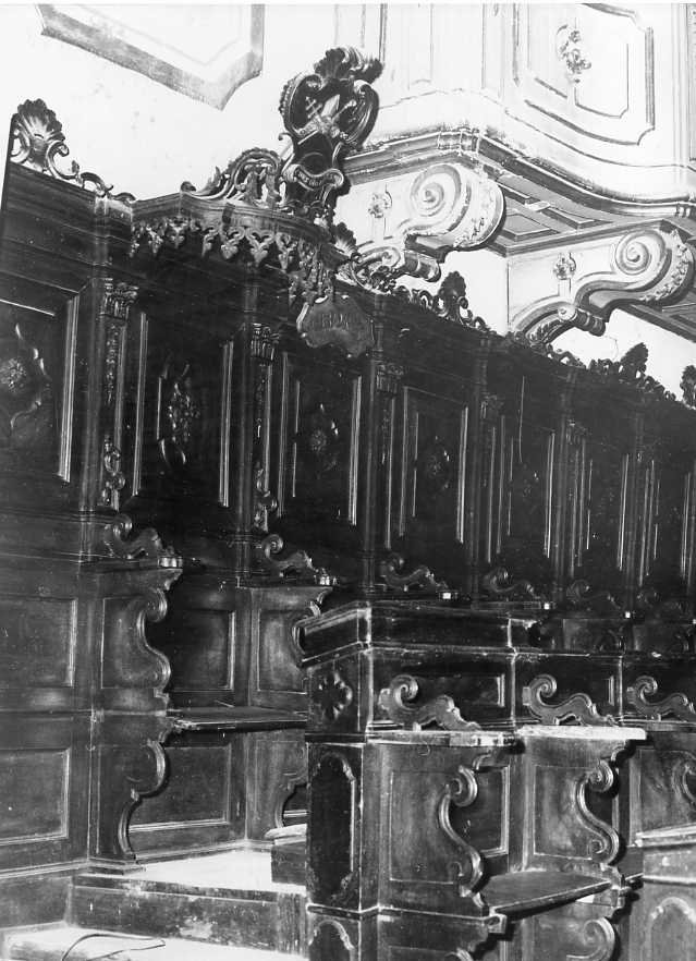 stalli del coro - bottega napoletana (sec. XIX)