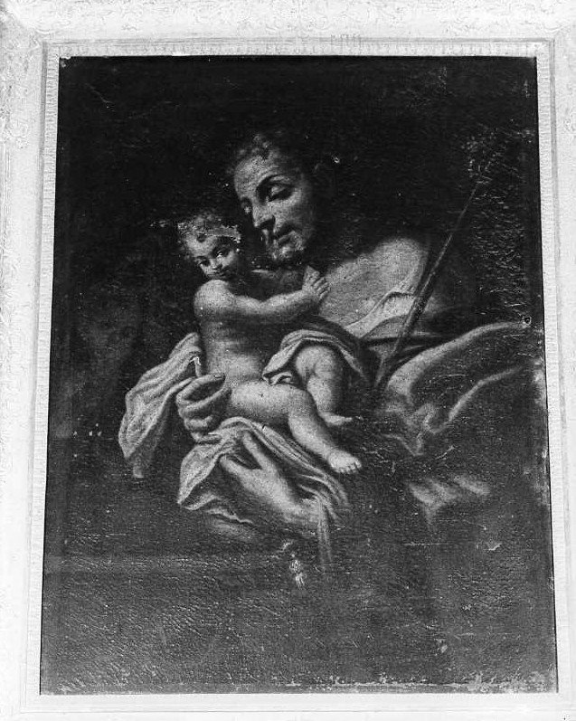 San Giuseppe e Gesù Bambino (dipinto) - ambito napoletano (seconda metà sec. XVIII)