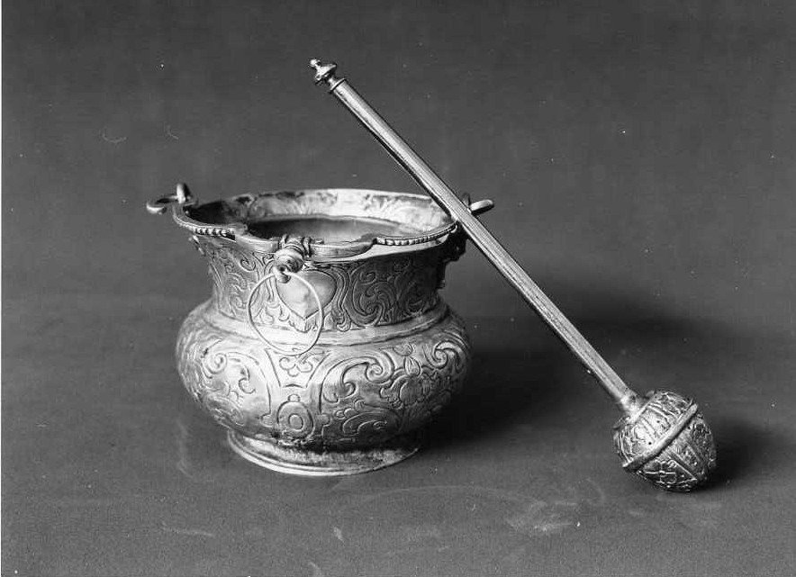 secchiello per l'acqua benedetta - bottega napoletana (sec. XVIII)