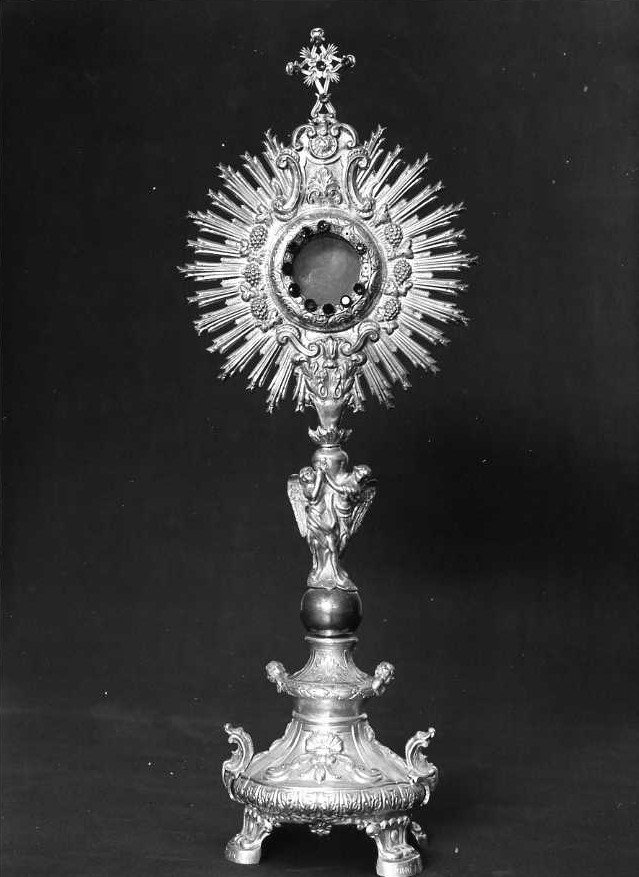 ostensorio - bottega napoletana (sec. XIX)