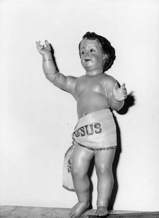 Gesù Bambino (scultura) - bottega campana (sec. XIX)