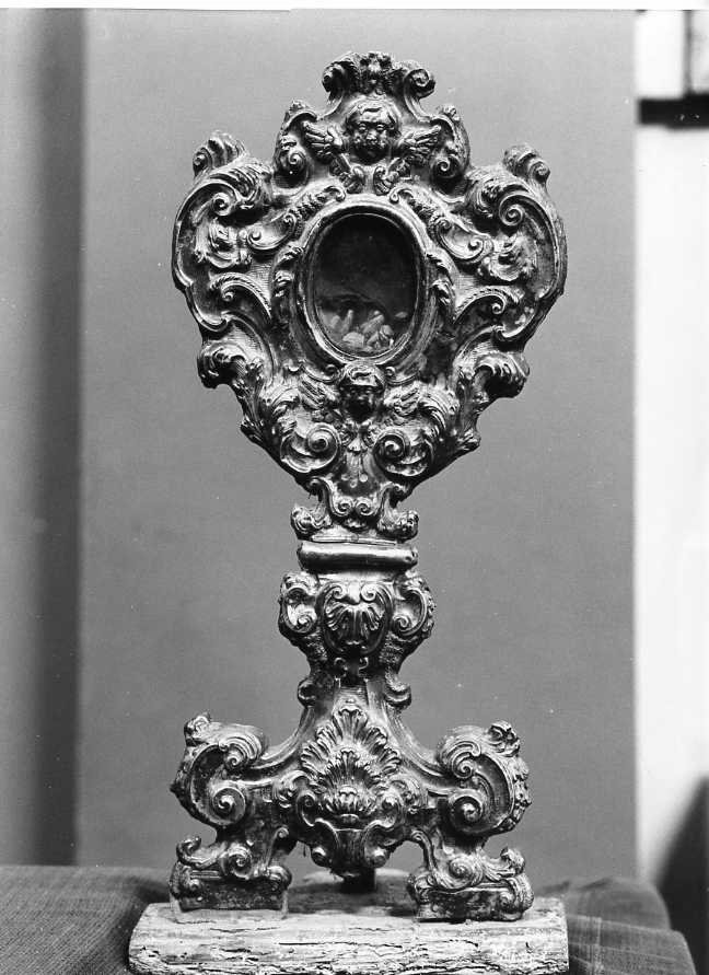 reliquiario - a ostensorio - bottega napoletana (sec. XVIII)