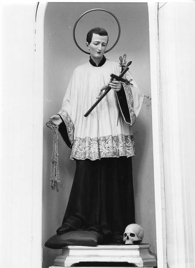 San Luigi Gonzaga (scultura) - bottega Italia meridionale (seconda metà sec. XIX)